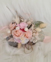 Load image into Gallery viewer, Everlasting flowers school formal / prom / wedding corsage - Pink &amp; sage
