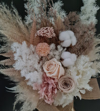 Load image into Gallery viewer, Wedding elopement bridal bouquet &amp; buttonhole set – Blush Preserved Flowers
