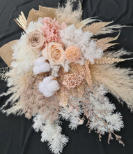 Load image into Gallery viewer, Wedding elopement bridal bouquet &amp; buttonhole set – Blush Preserved Flowers
