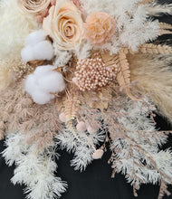 Load image into Gallery viewer, Wedding elopement bridal bouquet &amp; buttonhole set – Blush Preserved Flowers
