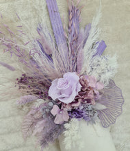 Load image into Gallery viewer, Preserved pastel violet rose flower arrangement - Medium
