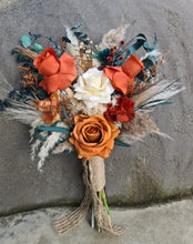 Load image into Gallery viewer, Everlasting flowers rustic style bridal bouquet
