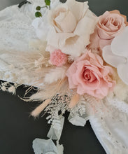 Load image into Gallery viewer, Everlasting flowers bridal bouquet in blush and neutral
