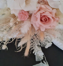 Load image into Gallery viewer, Everlasting flowers bridal bouquet in blush and neutral
