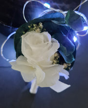 Load image into Gallery viewer, Eucalyptus &amp; mini preserved rose - Groom&#39;s Buttonhole - Wedding
