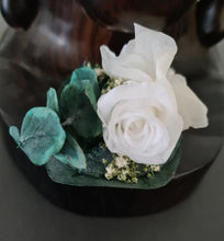 Load image into Gallery viewer, Eucalyptus &amp; mini preserved rose - Groom&#39;s Buttonhole - Wedding
