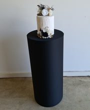 Load image into Gallery viewer, Black cylinder cake stand / plinth - 90cm - HIRE ONLY
