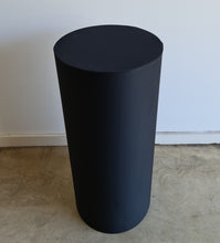 Load image into Gallery viewer, Black cylinder cake stand / plinth - 90cm - HIRE ONLY
