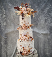 Load image into Gallery viewer, Everlasting rustic flowers for 3 tier cake
