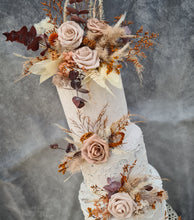 Load image into Gallery viewer, Everlasting rustic flowers for 3 tier cake
