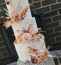 Load image into Gallery viewer, Everlasting rustic flowers for 3 tier cake
