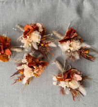 Load image into Gallery viewer, X - Rustic style preserved wedding buttonholes
