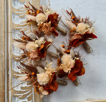 Load image into Gallery viewer, X - Rustic style preserved wedding buttonholes
