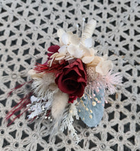 Load image into Gallery viewer, X - Burgundy buttonholes
