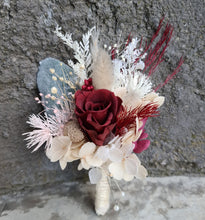 Load image into Gallery viewer, X - Burgundy buttonholes
