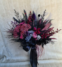 Load image into Gallery viewer, Fully preserved bridal bouquet in dark tones
