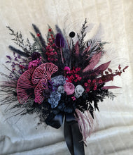 Load image into Gallery viewer, Fully preserved bridal bouquet in dark tones
