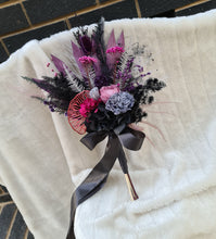 Load image into Gallery viewer, Preserved bridesmaids bouquets in dark tones
