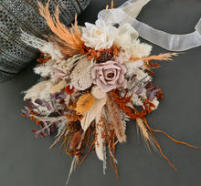 Load image into Gallery viewer, Bridal bouquet real touch, preserved &amp; dry flowers
