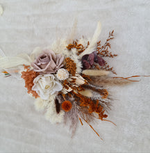 Load image into Gallery viewer, MOH bouquet combination of real touch, preserved &amp; dry flowers
