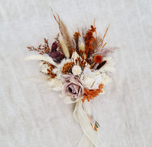 Load image into Gallery viewer, MOH bouquet combination of real touch, preserved &amp; dry flowers
