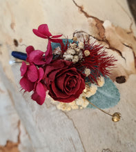 Load image into Gallery viewer, Groom &amp; groomsmen buttonholes w mini preserved roses
