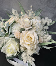 Load image into Gallery viewer, Bridal Bouquet - white &amp; off white with green
