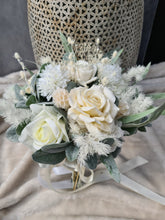 Load image into Gallery viewer, Bridal Bouquet - white &amp; off white with green
