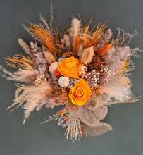 Load image into Gallery viewer, Preserved bridal bouquet in orange
