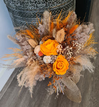 Load image into Gallery viewer, Preserved bridal bouquet in orange
