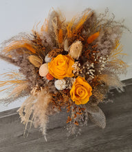 Load image into Gallery viewer, Preserved bridal bouquet in orange
