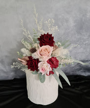 Load image into Gallery viewer, Burgundy &amp; green wedding cake topper
