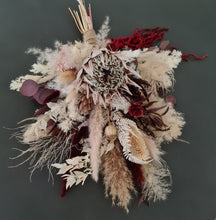 Load image into Gallery viewer, King protea Everlasting flowers bridal bouquet
