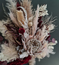 Load image into Gallery viewer, King protea Everlasting flowers bridal bouquet
