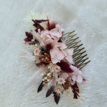 Load image into Gallery viewer, Everlasting flowers Bridal hair comb
