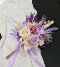 Load image into Gallery viewer, Bridal bouquet in lilac, purple &amp; neutral
