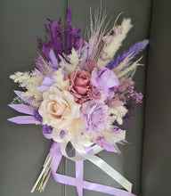 Load image into Gallery viewer, Bridal bouquet in lilac, purple &amp; neutral
