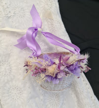 Load image into Gallery viewer, Flower girl basket - purple &amp; lilac
