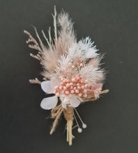 Load image into Gallery viewer, Preserved Bridal bouquet &amp; buttonhole in blush
