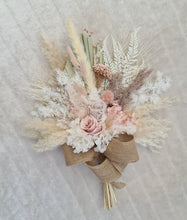 Load image into Gallery viewer, Preserved Bridal bouquet &amp; buttonhole in blush
