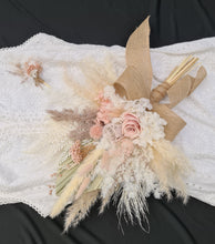 Load image into Gallery viewer, Preserved Bridal bouquet &amp; buttonhole in blush
