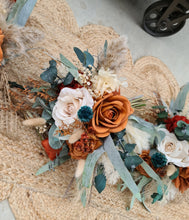 Load image into Gallery viewer, Everlasting bridesmaids bouquets - terracotta, green &amp; neutral
