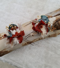 Load image into Gallery viewer, Everlasting flowers bobby pins  - terracotta, green &amp; neutral
