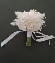 Load image into Gallery viewer, White bridal bouquet, bridesmaids &amp; flower girl
