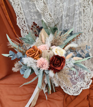 Load image into Gallery viewer, Rustic blush bridal bouquet
