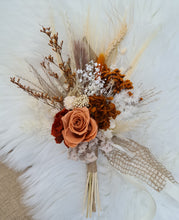 Load image into Gallery viewer, Rustic rusty &amp; neutral preserved bridesmaids bouquets
