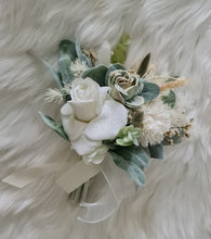 Load image into Gallery viewer, Bridesmaids &amp; flower girl bouquets - Sage green, green &amp; neutral
