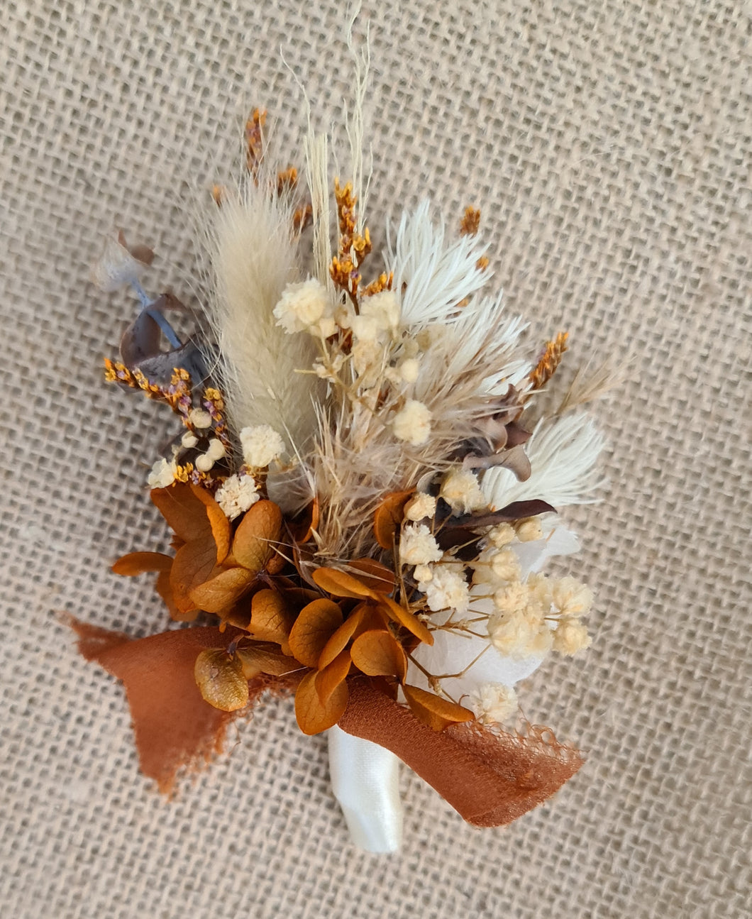 Father of the Bride rustic buttonhole