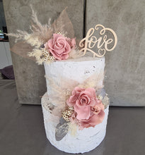 Load image into Gallery viewer, Preserved roses cake toppers for the wedding cake
