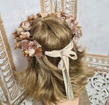 Load image into Gallery viewer, Rustic Boho preserved Flower Crown
